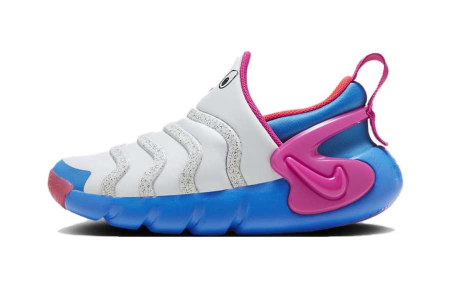 Nike Nike Dynamo GO Slip Resistant Low top Kids Lifestyle Shoes White Blue Pink Children Aged 3 7 Years Old