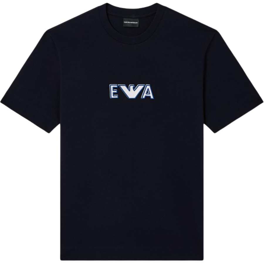Emporio Armani logo-embroidered T-shirt