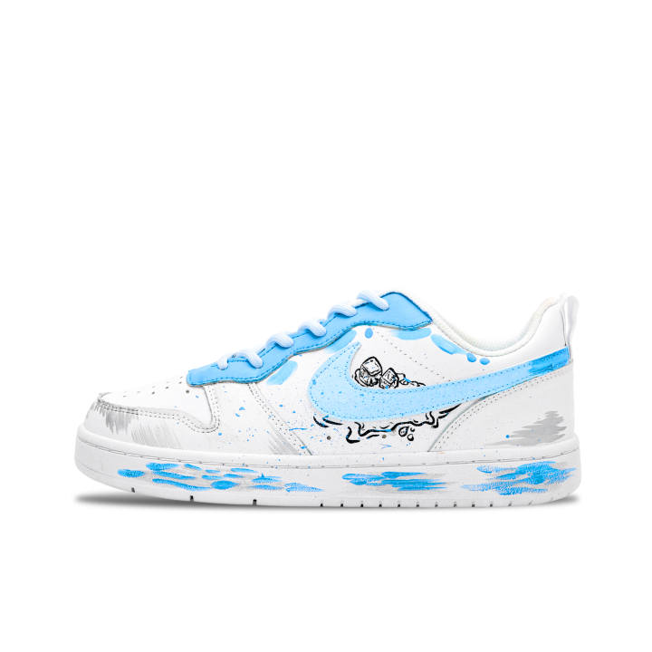 Nike Nike Court Borough Low 2 Leather Slip Resistant Abrasion Resistant Slip Resistant Abrasion Resistant Low top