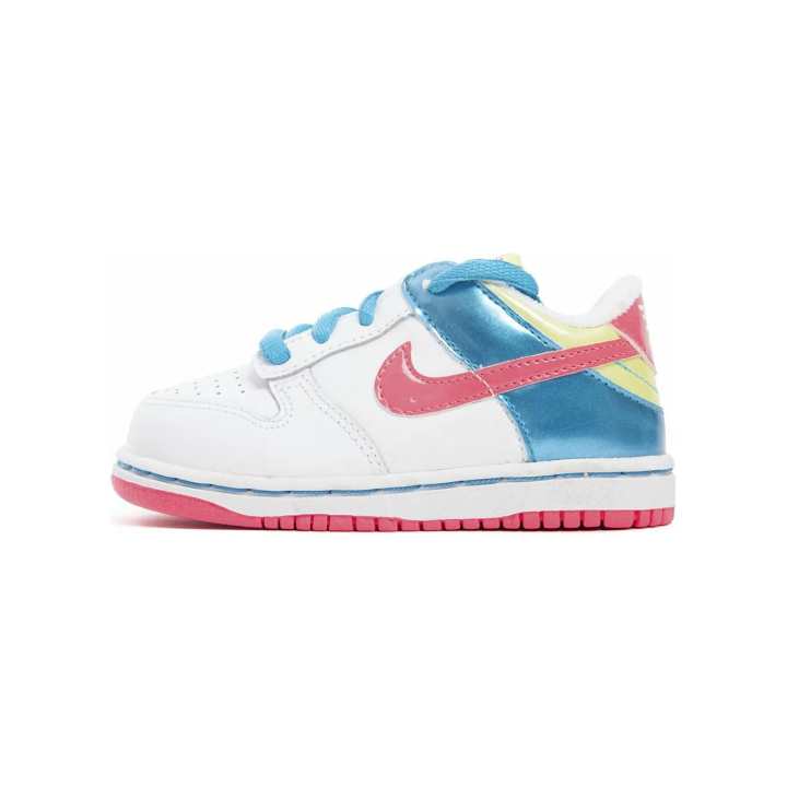 Nike Nike Dunk Slip Resistant Abrasion Resistant Low top Toddler Shoes White Blue Infant And Toddler