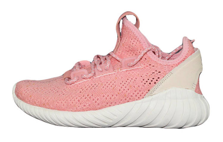 Adidas Originals Tubular Doom Sock Lace Up Slip Resistant, Abrasion Resistant, Breathable Pink Teenagers