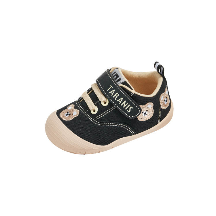 TARANIS Kids' Pre Walking Baby Shoes Black Infant And Toddler