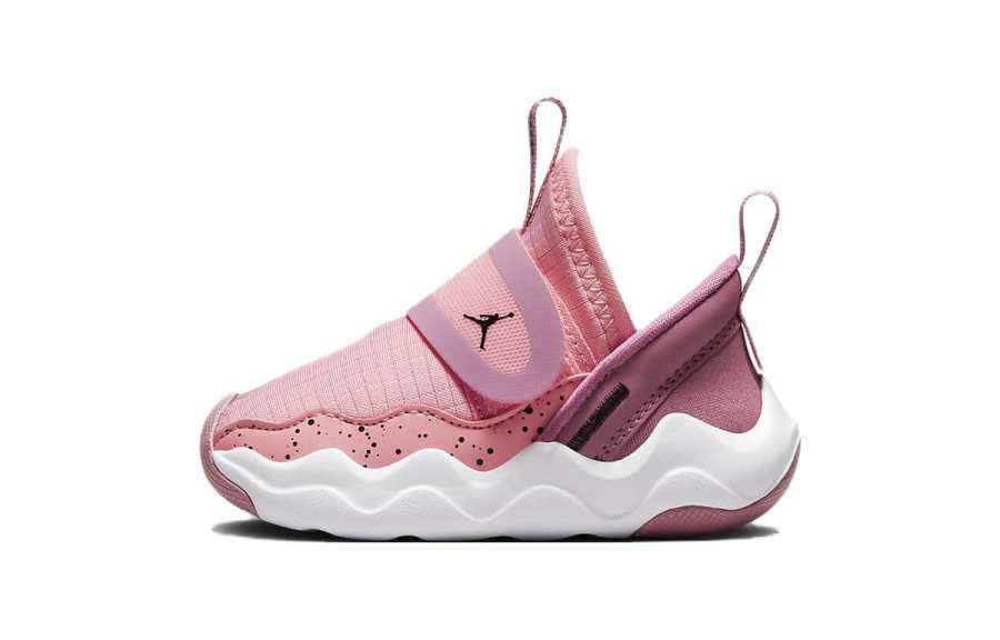 Jordan Jordan 23/7 Pink Coral TD Slip Resistant Anti Kick Low top Toddler Shoes Pink White Infant And Toddler