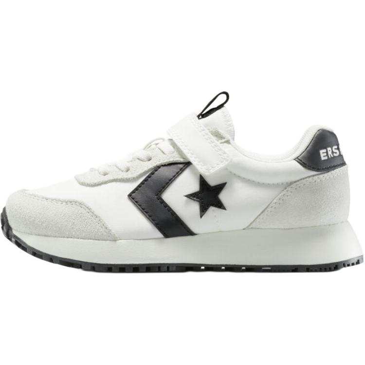 Converse Omega Trainer Suede Abrasion Resistant Low top Kids Lifestyle Shoes White Children Aged 3 7 Years Old