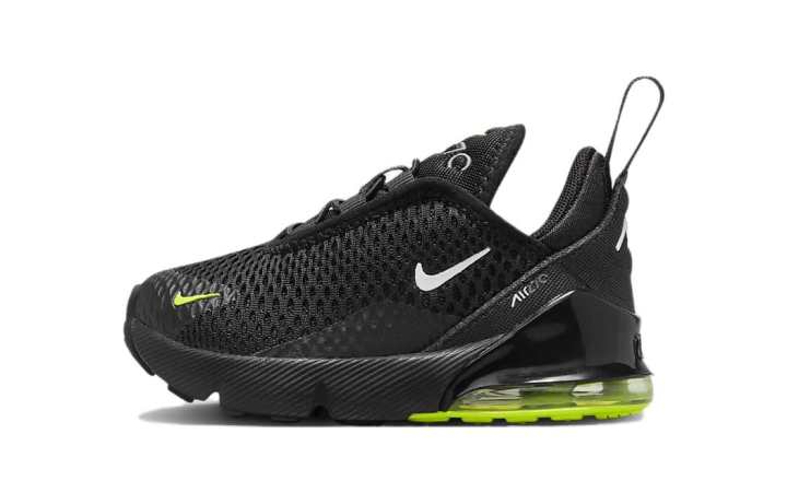 Nike Nike Air Max 270 TD Low top Baby & Toddler Shoes Black Green Infant And Toddler