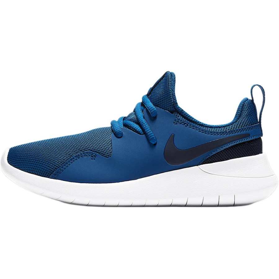 Nike Nike Tessen Abrasion Resistant Abrasion Resistant Low top Kids' Running Shoes Blue Children Aged 3 7 Years Old