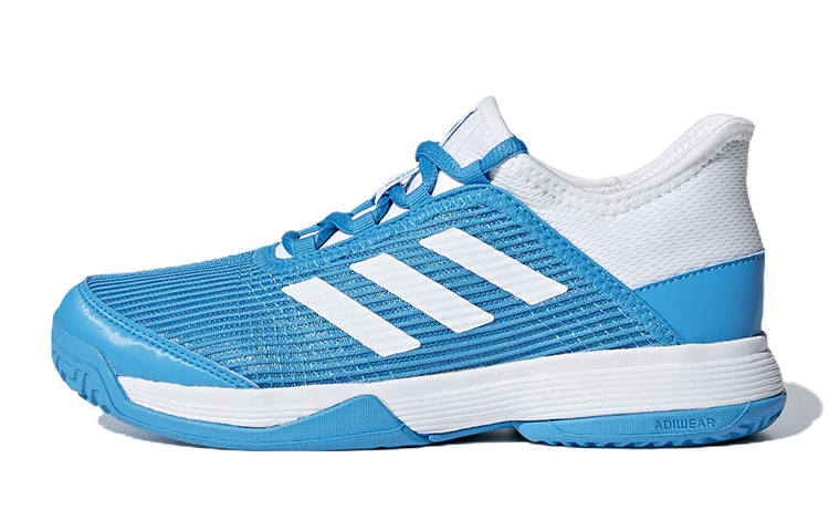 Adidas Adidas Adizero Club K Tennis Shoes Blue White Kids'
