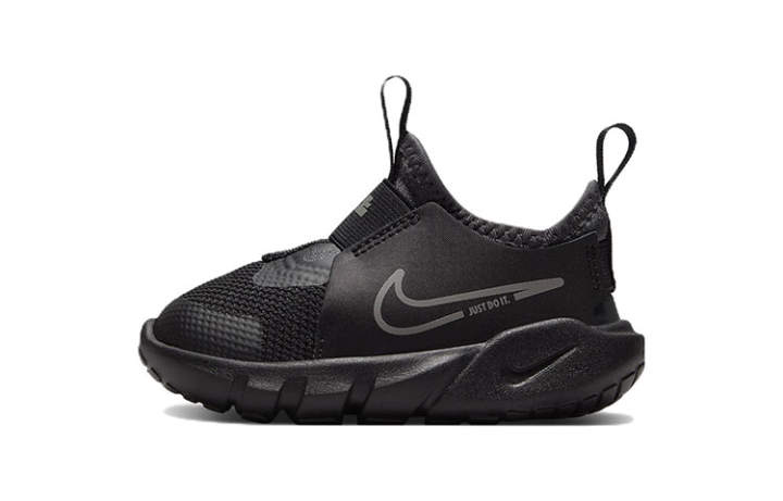 Nike Nike Flex Runner 2 Slip Resistant Cushioning Abrasion Resistant Low top Toddler Shoes Black Gray Infant And Toddler