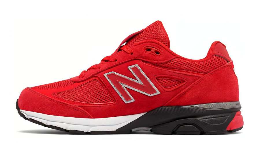 New Balance New Balance NB 990 V4 Mid top Kids' Running Shoes Red Teenagers