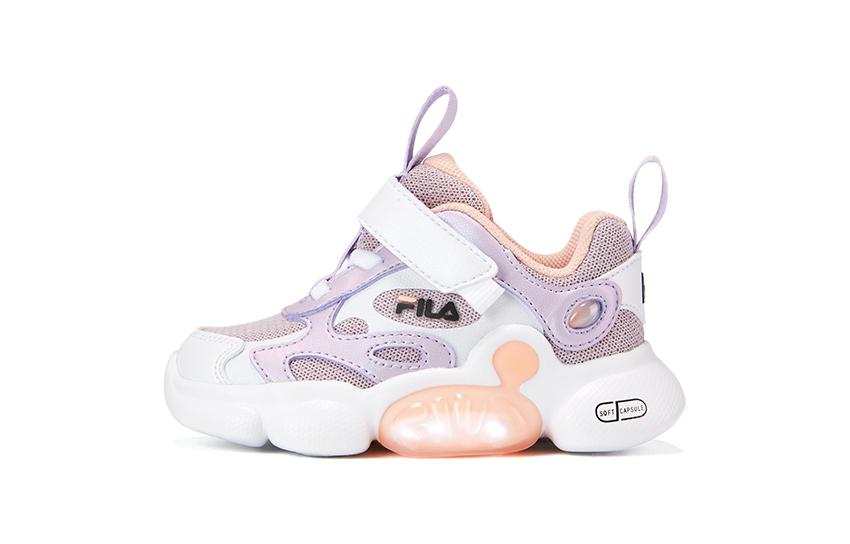 FILA KIDS Abrasion Resistant Low top Toddler Shoes Purple Infant And Toddler