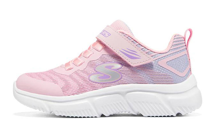 Skechers Cushioning Abrasion Resistant Cushioning, Wear Resistant Low top Kids Lifestyle Shoes Pink Lavender Teenagers