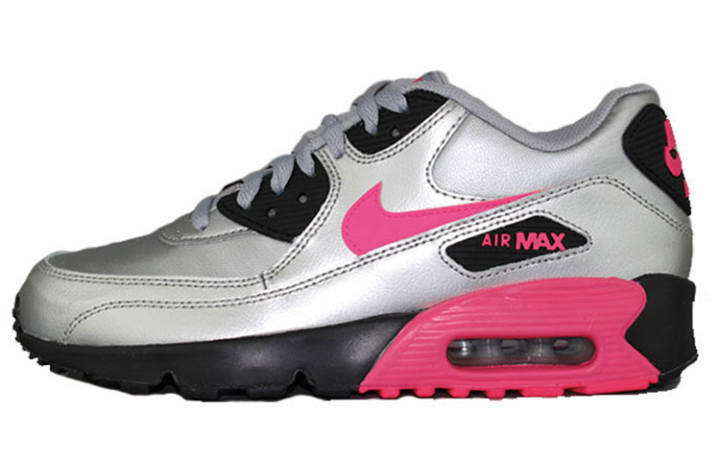 Nike Nike Air Max 90 LTR 'Metallic Silver Pink' GS