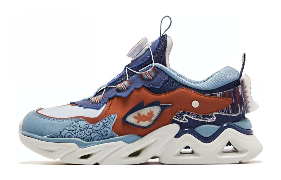QIAODAN Low top Running Shoes Blue Teenagers