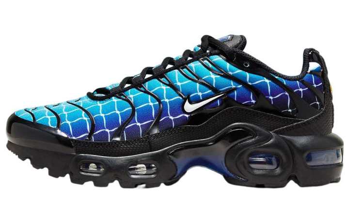 Nike Nike Air Max Plus Abrasion Resistant Breathable Low top Casual Shoes Black Blue Unisex