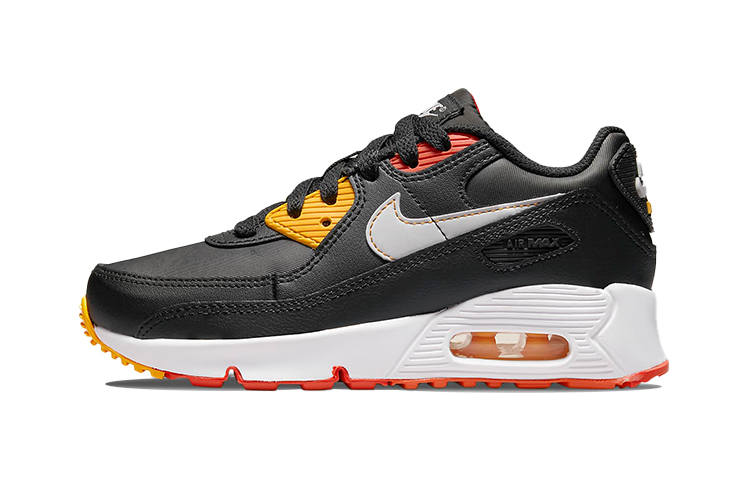 Nike Nike Air Max 90 Retro Sports Kids Lifestyle Shoes Black White Children Aged 3 7 Years Old