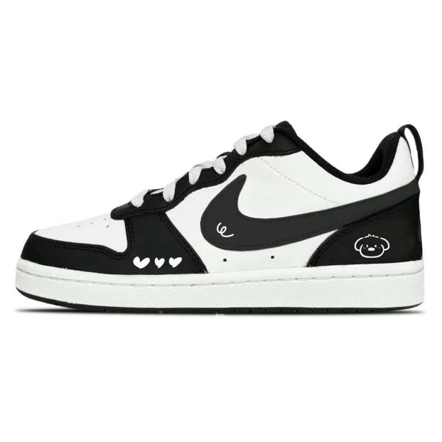 Nike Nike Court Borough Leather Abrasion Resistant Abrasion Resistant Low top Skateboard Shoes Kids'