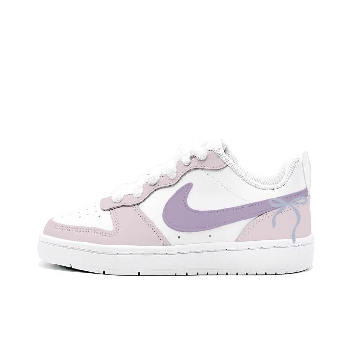 Nike Nike Court Borough Low 2 Leather Slip Resistant Cushioning Abrasion Resistant