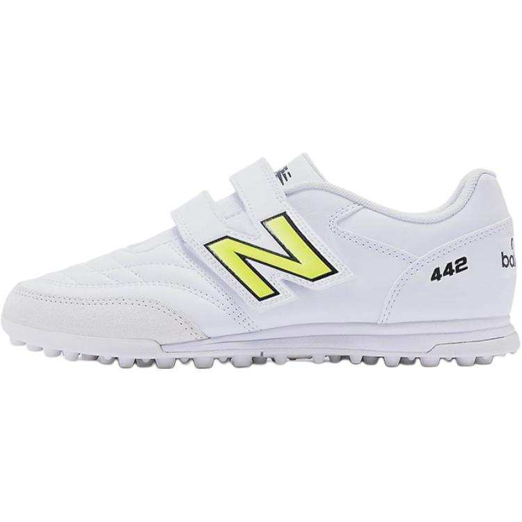 New Balance New Balance 442 V2 Low top Kids' Soccer Shoes White/Black/Yellow Kids'