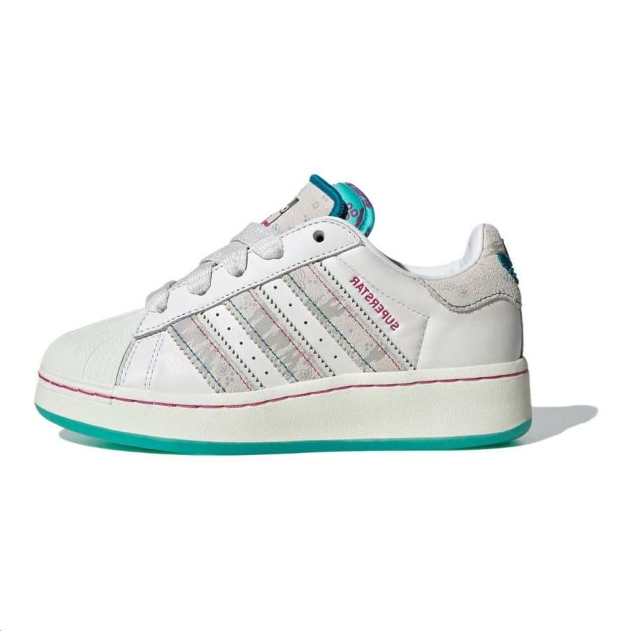 Adidas Originals FEIFEI RUAN x Adidas Originals SUPERSTAR XLG Comfortable Slip Resistant Abrasion Resistant Kids' Skateboarding Shoes