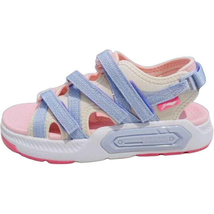 Li-Ning YOUNG Li Ning YOUNG Abrasion Resistant Breathable Low top Children's Sandals Pink Beige Blue Kids'