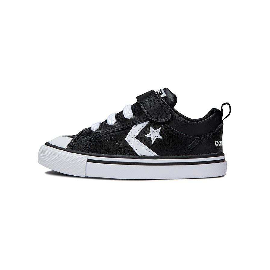 Converse Canvas Fashion Trend Low top Kids Canvas Shoes Black White Infant And Toddler