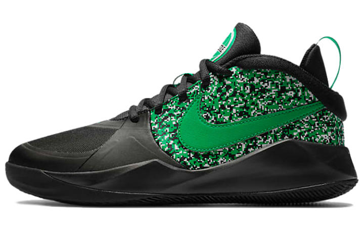 Nike Nike Team Hustle D 9 Slip Resistant Cushioning Abrasion Resistant Support Mid top Basketball Shoes Unisex