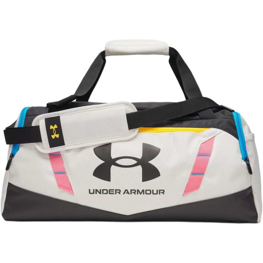 Under Armour 40L Polyester Travel Bag Unisex Beige & Black