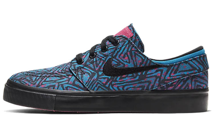 Nike Nike SB Stefan Janoski Canvas Premium Low top Skateboard Shoes Trippy Blue Unisex