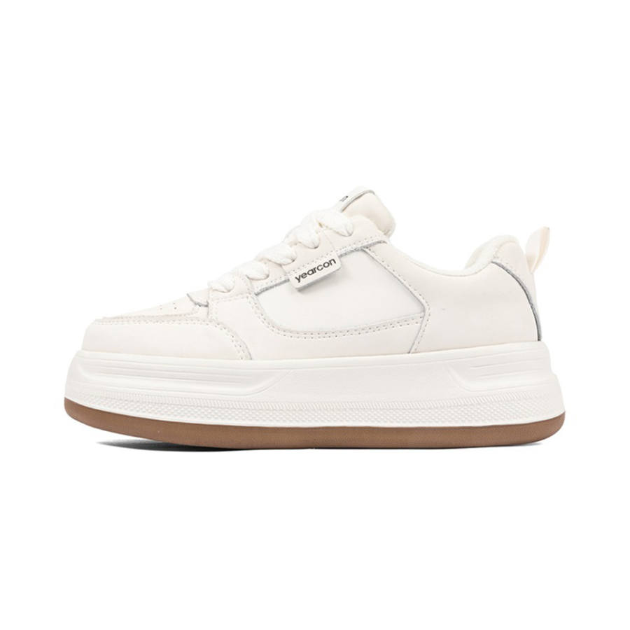 YEARCON Fleece Lined Casual Versatile Trendy Street Comfortable Soft Sole Skateboard Shoes Women's