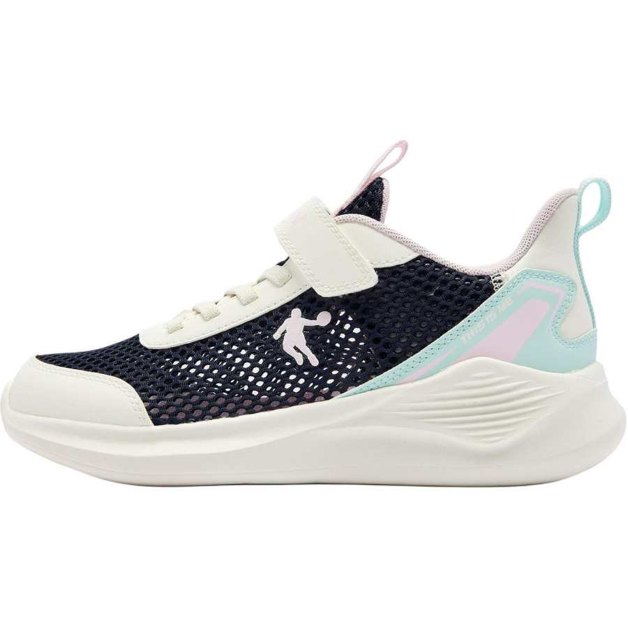 QIAODAN Low top Running Shoes Blue White Unisex