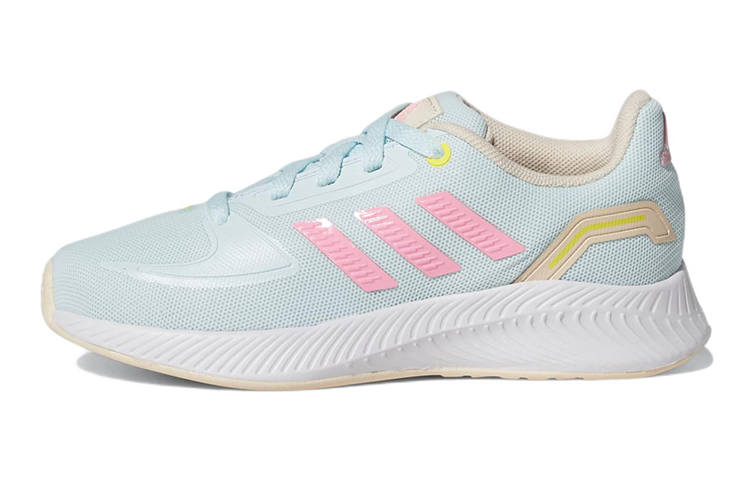 Adidas Adidas Runfalcon 2.0 K Athleisure Abrasion Resistant Breathable Low top Kids' Running Shoes Fresh Green Kids'