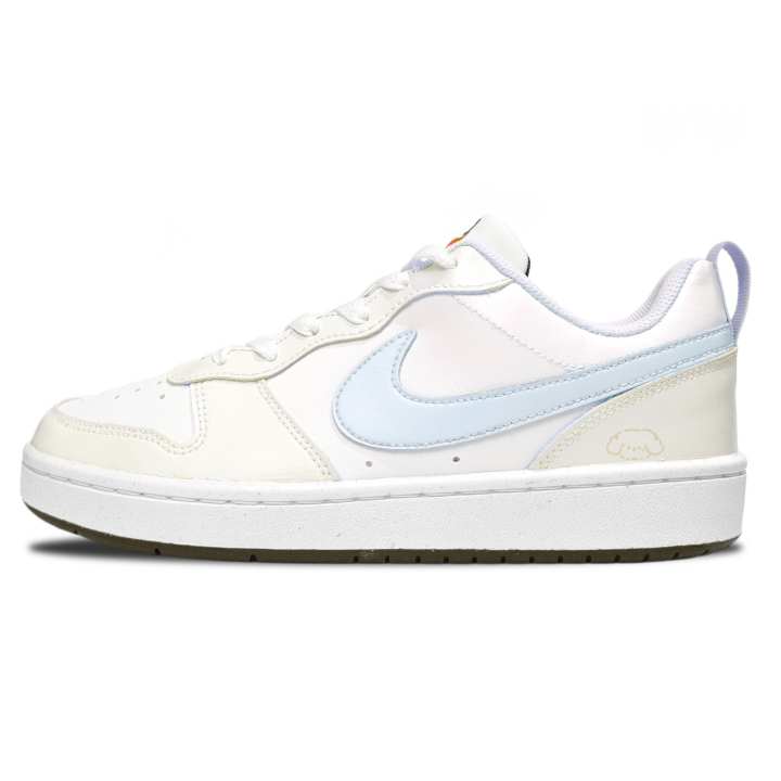 Nike Nike Court Borough 2 Butter Boba Synthetic Leather, Leather Slip Resistant Abrasion Resistant Low top Skateboard Shoes