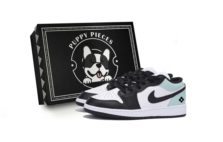 Jordan Jordan Air Jordan 1 Low top Kids' Skateboarding Shoes White Tiffany Teenagers