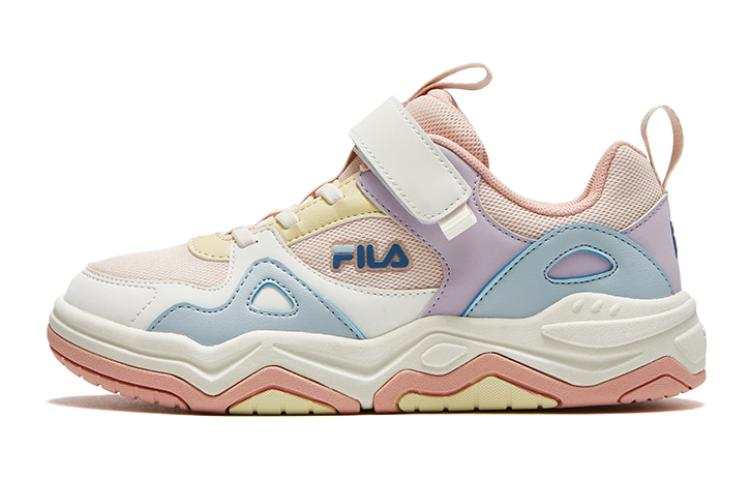 FILA KIDS Comfortable Abrasion Resistant Low top Kids' Skateboarding Shoes Blue Purple Teenagers