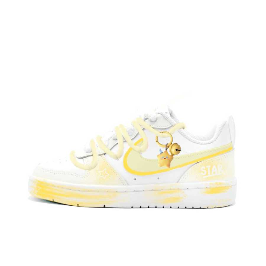 Nike Nike Court Borough Low 2 Leather Slip Resistant Cushioning Abrasion Resistant