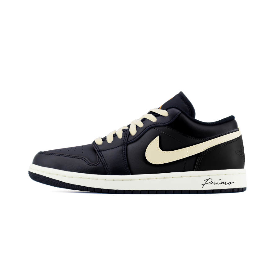 Jordan Jordan Air Jordan 1 Low Leather Low top Children's Basketball Shoes Black Yellow Teenagers