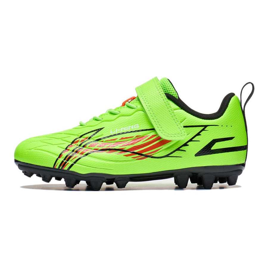 Li-Ning YOUNG Li Ning YOUNG Pursuit 2.0 Low top Soccer Shoes Green Teenagers