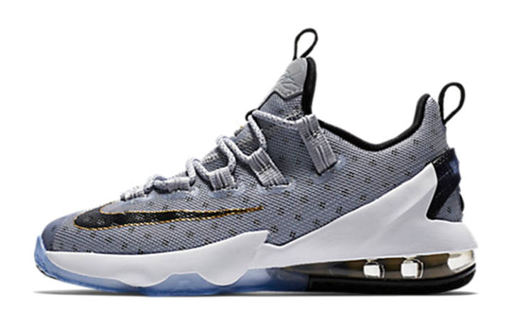 Nike Nike Lebron 13 Slip Resistant Cushioning Abrasion Resistant Low top Basketball Shoes Teenagers