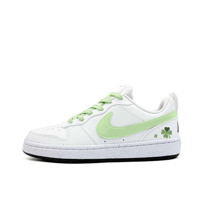 Nike Nike Court Borough Lucky Clover Synthetic Leather Abrasion Resistant Abrasion Resistant Low top