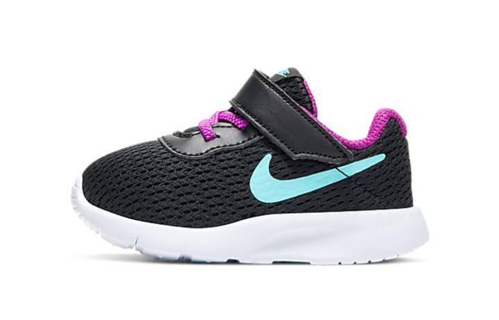 Nike Nike Tanjun Slip Resistant Cushioning Low top Toddler Shoes Black Blue Infant And Toddler
