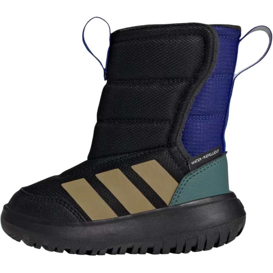 Adidas Adidas WINTERPLAY High top Toddler Shoes Black Infant And Toddler