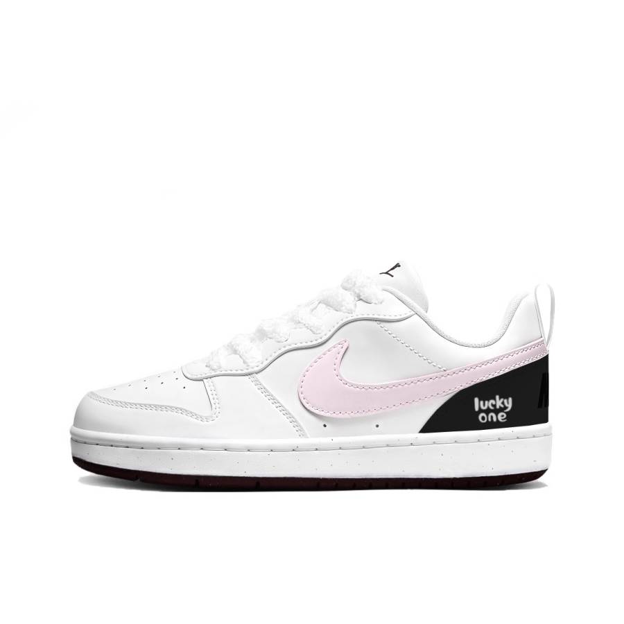 Nike Nike Court Borough Zhi Mei, Created By Chong Er PU Polyurethane Cushioning Abrasion Resistant Slip Resistant