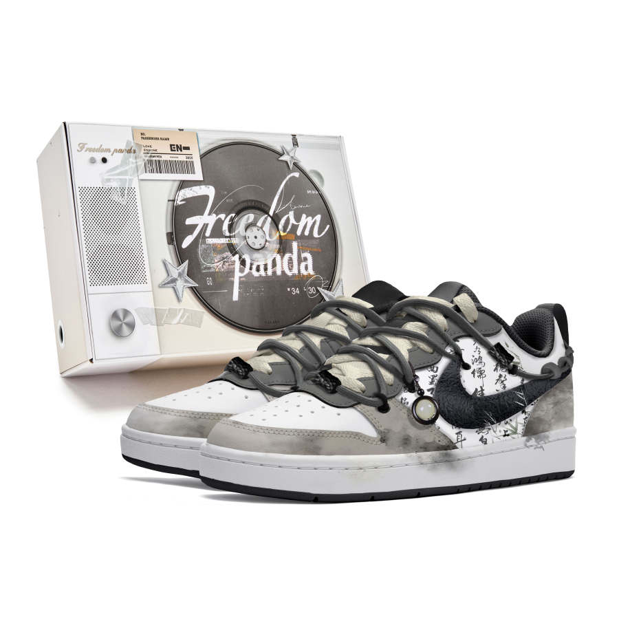Nike Nike Court Borough Slip Resistant Cushioning Abrasion Resistant Low top Kids' Skateboarding Shoes Black White Teenagers