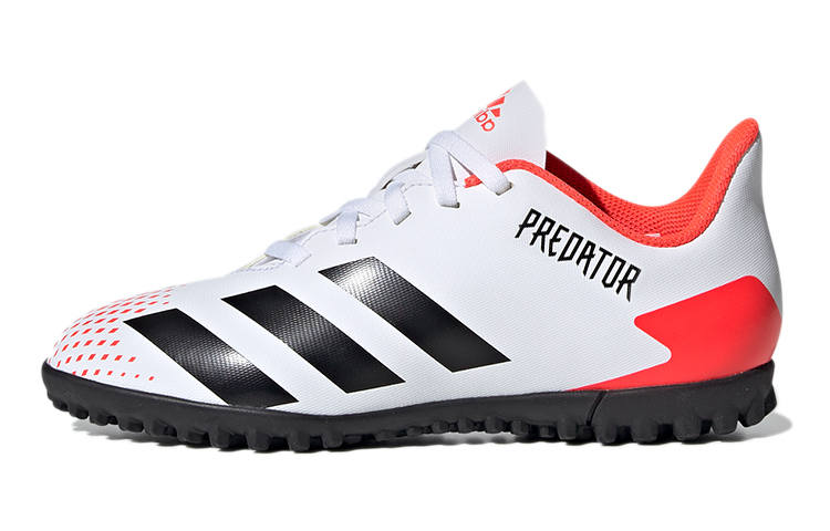 Adidas Adidas PREDATOR Abrasion Resistant Abrasion Resistant Low top Kids' Soccer Shoes White Red Black Teenagers