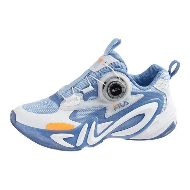FILA KIDS Abrasion Resistant Rebound Low top Kids' Running Shoes Blue White