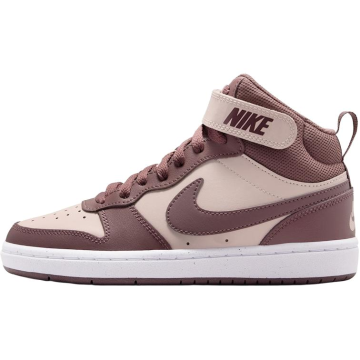 Nike Nike Court Borough 2 Mid top Skateboard Shoes Light Brown Pink Unisex
