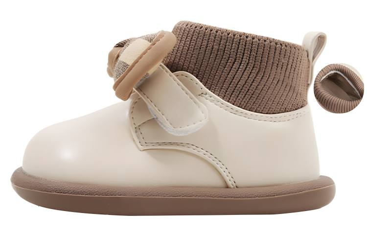 MAIBUXIONG Microfiber Leather Slip Resistant Slip Resistant Crew Kids' Boots Infant And Toddler