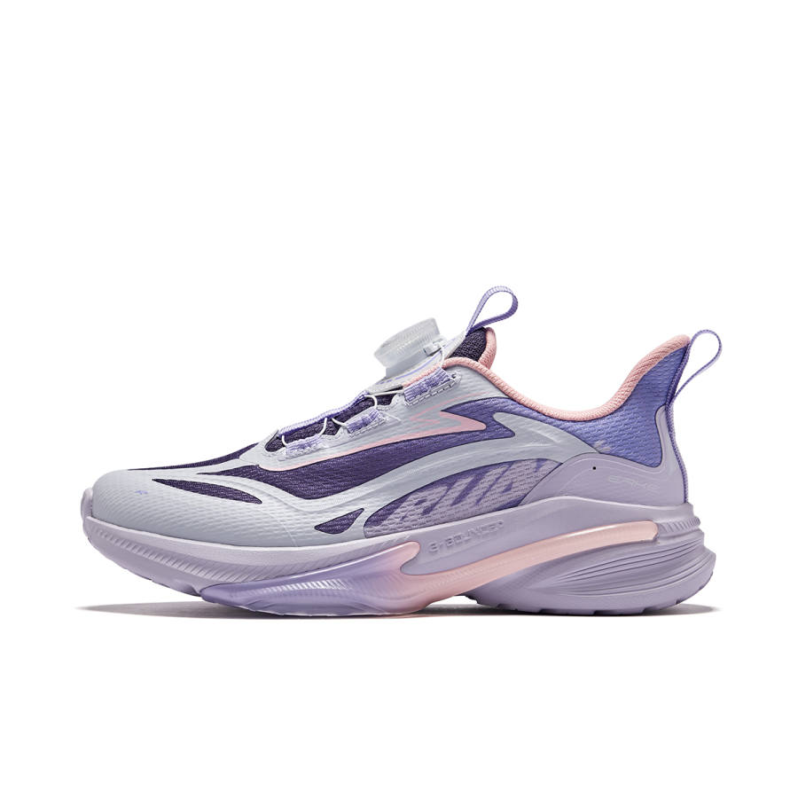 ERKE KIDS Low top Kids' Running Shoes Night Purple/Morning Mist Purple/Lilac Teenagers