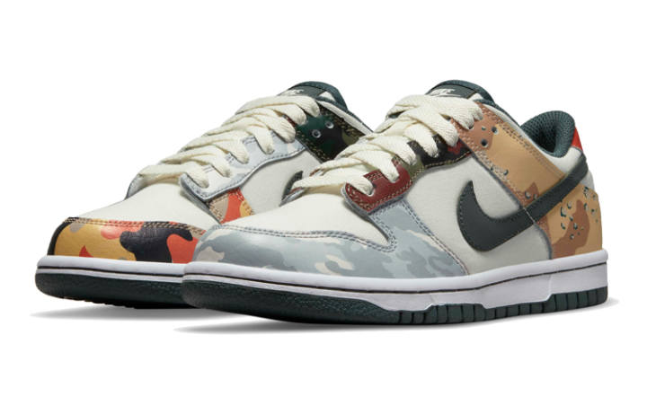 Nike Nike Dunk Low Sail Multi-Camo GS