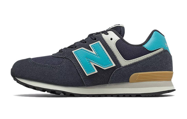 New Balance New Balance NB 574 V2 Casual Shoes Black Blue Teenagers